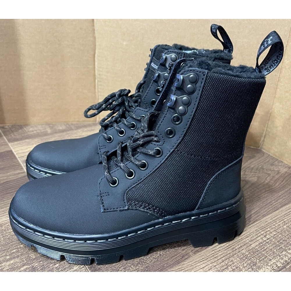 Dr. Doc Martins Air Wair Black Boots Combs 2 FL 3M Thinsulate Men's Size 4 NEW
